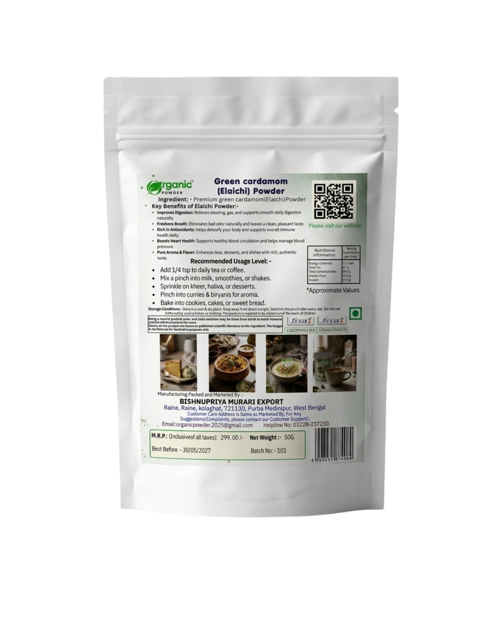 GREEN CARDAMOM(Elaichi) POWDER - Image 2